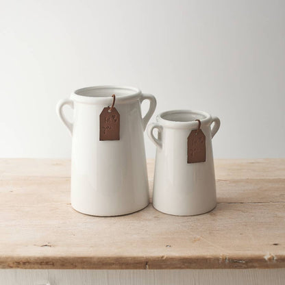 For You White Vase, 18cm